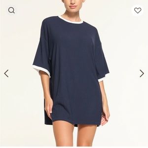 Skims: Soft Lounge Ringer T-Shirt Mini Dress